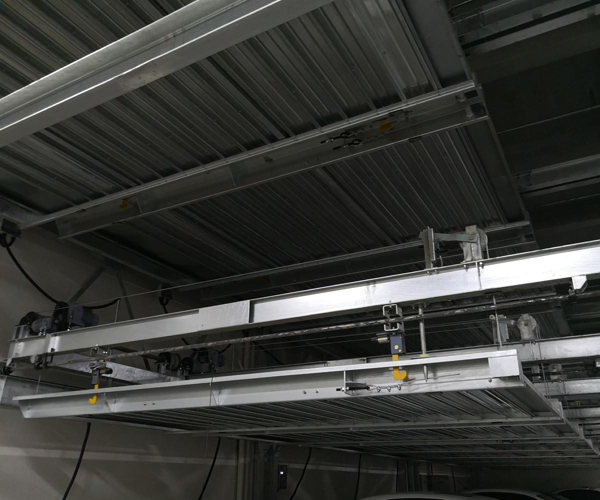 PSH2重列二層升降橫移式智能停車設備